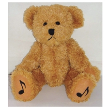 Music Gifts TB01 10" Teddy Bear - 8th Note