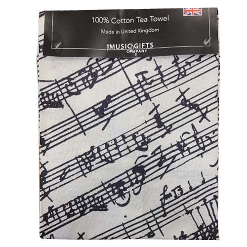 Music Gifts TT02 Manuscript Tea Towel