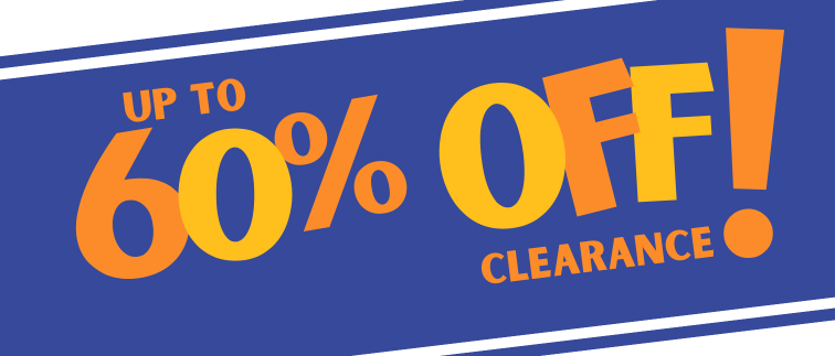 Up to 60% Off Clearance!