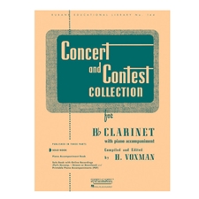 Concert and Contest Collection for Bb Clarinet - Piano Accompaniment