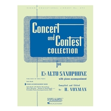 Concert and Contest Collection for Eb Alto Saxophone - Piano Accompaniment