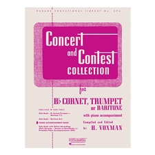 Concert and Contest Collection for Cornet, Trumpet or Baritone T.C. - Piano Accompaniment