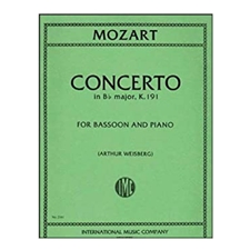 Concerto in Bb Major, K. 191 for Bassoon