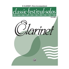 Classic Festival Solos, Vol. 2 for Clarinet - Piano Accompaniment