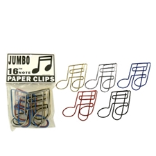 Aim Gifts AIM42410 Large 16th Note Paper Clips