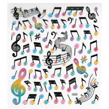Aim Gifts AIM29518 Music Notes Stickers