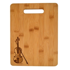 Aim Gifts AIMMUHG5 Violin Cutting Board - 8.5x11.5"