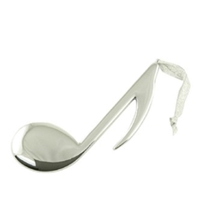 Aim Gifts AIM39140 Silver 8th Note Ornament