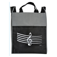 Aim Gifts AIMMUBA4 Gray G-Clef Reusable Tote