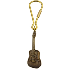 Aim Gifts AIMK13B Brass Guitar Keychain