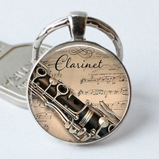 Wish Gifts WK7 Clarinet Pendant Keychain