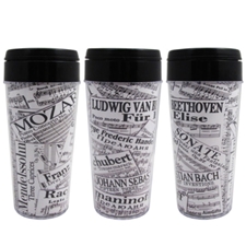 Aim Gifts AIM69756 Music Travel Tumbler - 15 oz