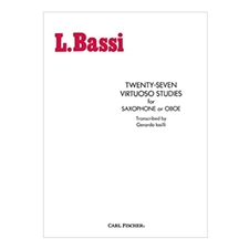 Bassi: Twenty-Seven Virtuoso Studies for Saxophone or Oboe