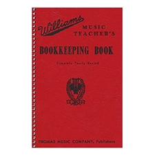 Williams Music Teacher's Bookkeeping Book