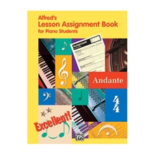 Alfred's Lesson Assignment Book for Piano Students