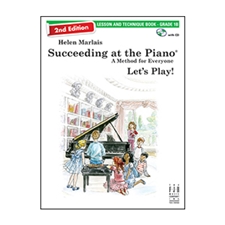 Succeeding at the Piano Lesson and Technique Book - Grade 1B (2nd Ed.) Book/CD