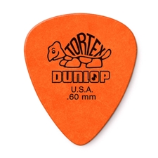 Dunlop 418P-0.60 Tortex 0.60mm (Orange) Guitar Picks 12-pack