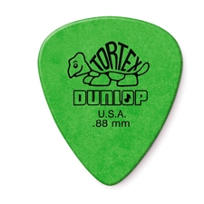 Dunlop 418P-0.88 Tortex 0.88mm (Green) Guitar Picks 12-pack