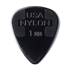 Dunlop 44P-1.00 Nylon Standard Guitar Picks 12-pack - 1.00mm (Black)