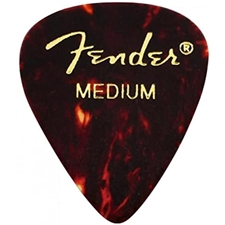Fender 12351MS Medium Celluloid Guitar Picks - Shell 12-pack