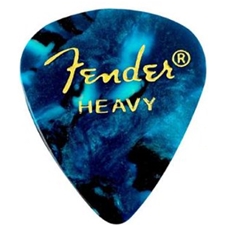 Fender 12351HOT Heavy Celluloid Guitar Picks - Ocean Turquoise 12-pack