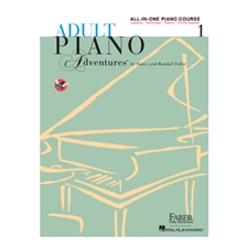 Adult Piano Adventures: All-in-One Piano Course Book 1 - Book/Online Media