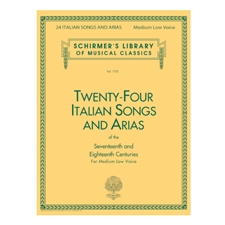 24 Italian Songs and Arias - Medium Low