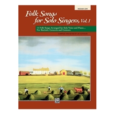 Folk Songs for Solo Singers, Vol. 1 - Medium Low