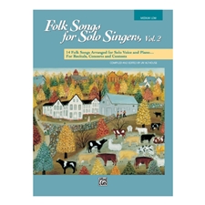 Folk Songs for Solo Singers, Vol. 2 - Medium Low
