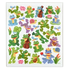 Aim Gifts AIM29597 Frog Musicians Stickers