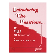Introducing the Positions for Viola, Volume 1 - Third and Half Positions