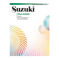 Suzuki Cello School International Edition, Volume 3 - Piano Accompaniment