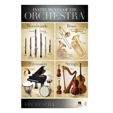 Instruments of the Orchestra - 22x34" Poster