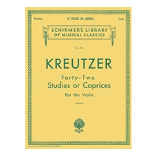 Kreutzer: 42 Studies or Caprices for the Violin