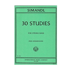Simandl: 30 Studies for the Development of Bass Tone
