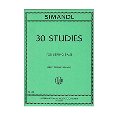 Simandl: 30 Studies for the Development of Bass Tone