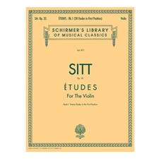 Sitt: Etudes, Op. 32 - Book 1 for the Violin