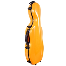 Tonareli VNF1012+ 4/4 Violin Fiberglass Shaped Case with Pocket - Orange