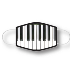 Aim Gifts AIMMUAC37 Reusable Face Mask - Piano