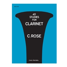 Rose: 40 Studies for Clarinet, Book 1