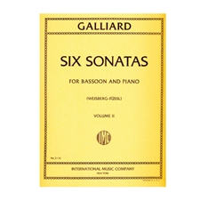 Galliard: Six Sonatas for Bassoon, Volume 2