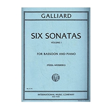 Galliard: Six Sonatas for Bassoon, Volume 1