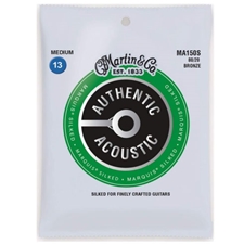 Martin MA150S 80/20 Bronze Guitar String Set - Medium, Silked, .013