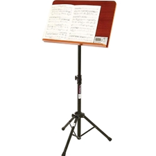 Onstage SM7312W Music Stand with Rosewood Bookplate