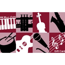 PMGIFT05 $5 PM Music Center Gift Card