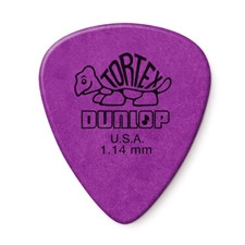 Dunlop 418P-1.14 Tortex 1.14mm (Purple) Guitar Picks 12-pack