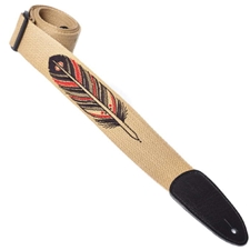 Henry Heller HDH-02 Embroidered Feather Guitar Strap