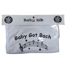 Music Gifts BIB03 Baby Got Bach bib
