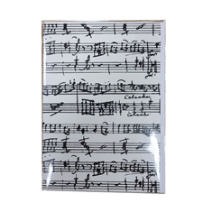 Music Gifts GC13 Manuscript Greeting Card