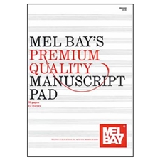 Premium Quality 12-Stave Manuscript Pad